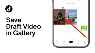 How To Save TikTok Draft Video to Gallery Without Posting [easy]