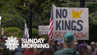 A day for a parade in D.C., and for anti-Trump demonstrations nationwide