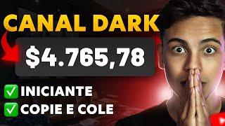 COMO CRIAR UM CANAL DARK E GANHAR R$4.000 POR MÊS NO YOUTUBE - Passo a Passo (Dinheiro online)