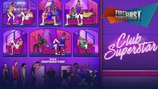 LeBron chills, SGA in MVP room, Haliburton makes his Club Superstar debuts | FIRST THINGS FIRST