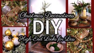 DIY CHRISTMAS Decorations 2024 || High-End Look for Less