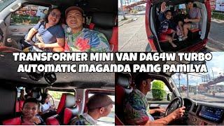 TRANSFORMER MINI VAN MAGANDA PANG PAMILYA.SULIT ANG BYAHE.