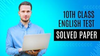 10th Class English Solved Paper 2024 || English Classes RBSE 2024 || Pre Board Exam 2024 || Jay Sir