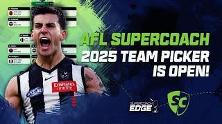 AFL SuperCoach 2025 | Team Picker is OPEN!