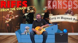 Kansas - Carry on Wayward Son Guitar Lesson #kansas