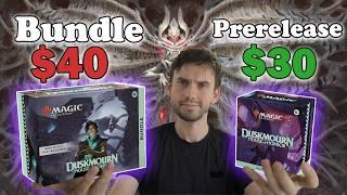 Whats The Differences? Duskmourn Bundle VS a Prerelease Kit opening.