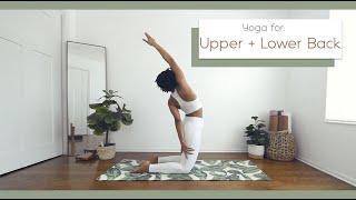 15 Min Gentle Yoga with Upper/Lower Back + Spinal Stretch 