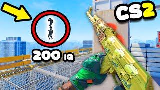 200 IQ TRICKSHOTS IN CS2! - COUNTER STRIKE 2 CLIPS