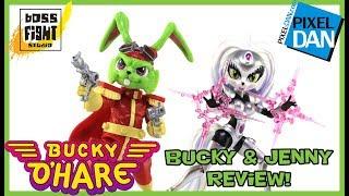 Bucky O'Hare and First Mate Jenny Boss Fight Studio Action Figures Video Review