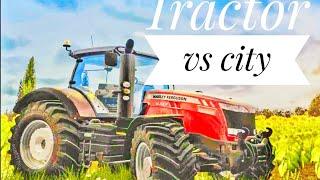 Tractor vs City.. # Crazy game lover..