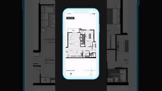 2-bedroom apartment floor plan#magicplan #remodeling #restoration #homeinspection