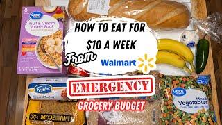 21 Meals For $10 | Emergency Grocery Budget || How To Eat For A Week On A Broke Budget 2025