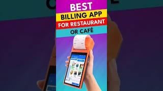 Best Billing App for Restaurant and Cafe | Live Demo #shorts #posbilling