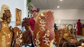 Tranh gỗ nu hương đẹp (6-12-2021)
