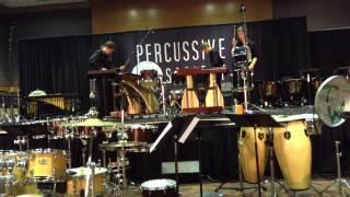 The Woodlands High School Percussion Ensemble at #PASIC14