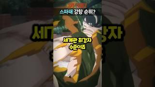 스파이 패밀리 캐릭터 전투력 순위는?