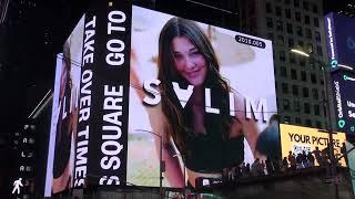 filming Times Square Billboards