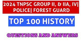 11th HISTORY| TOP 100 |QUESTIONS AND ANSWERS TNPSC GROUP I, II ,IIA IV|