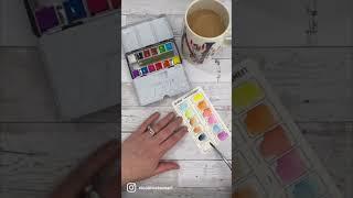 Unboxing Travel Watercolors from Grabie! #short #shorts