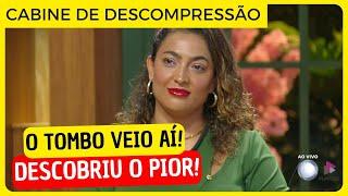 CABINE de DESCOMPRESSÃO AO VIVO com a ELIMINADA CAMILA! A FAZENDA 16