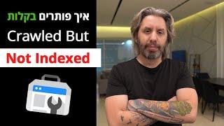 איך פותרים את Crawled But Not Indexed? [+דוגמאות]