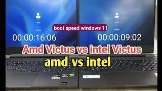 amd vs intel | booting speed test windows 11 | amd ryzen 7 5800h vs intel i5 12th gen | rtx 3050 tgn