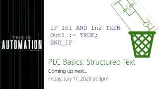 PLC Basics: Structured Text