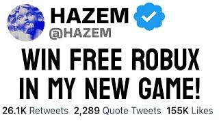 ROLL THE DICE AND WIN ROBUX (Hazem’s New Game)