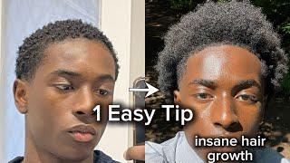 How To Grow Hair Quickly With This 1 Secret Tip