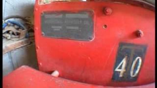 the old farmer and is old IH TD 40 crawler plowing/part1