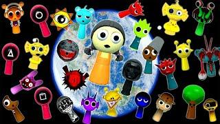 SPACE NEW SQUID GAME SPRUNKI  BEACH SPRUNKI BAILEY MISS RADDY MR SUN SPARTAN KICKING in Gmod !