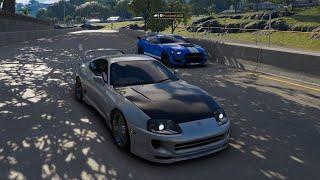 The Crew Motorfest | 703HP MK4 Supra vs 818HP R35 GTR, GT500, 957HP Redeye Hellcat - Highway Racing