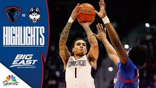 DePaul vs. UConn | COLLEGE BASKETBALL HIGHLIGHTS | 1/29/25 | NBC Sports