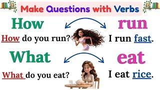  Master English Fast with Easy Questions and Answers for Beginners | Learn Verbs and WH Words