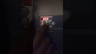 VFD frequency change - Fuji Electric
