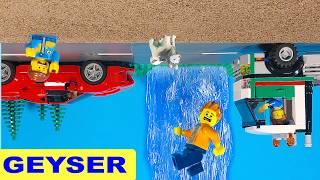 LEGO GEYSER - REAL Catastrophic DREAM - DISASTER Action MOVIE ep 70