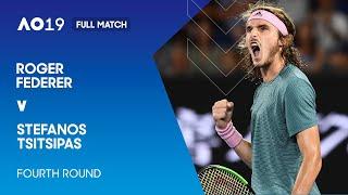 Roger Federer v Stefanos Tsitsipas Full Match | Australian Open 2019 Fourth Round