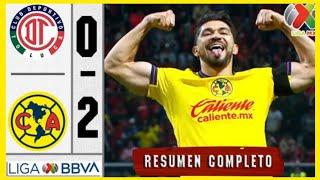 Toluca vs América | Cuartos de Final Vuelta | Apertura 2024 | RESUMEN Y GOLES |