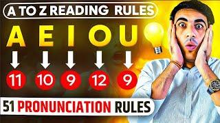 A to Z English बोलना सीखे बिल्कुल Basic से | 51 Pronunciation Rules | English Lovers Live