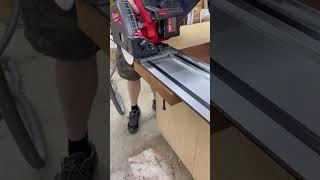 Milwaukee track saw #woodworking #carpentry #woodwork