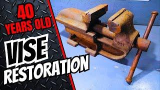 Restoring a 40-Year-Old Vise with Simple Tools