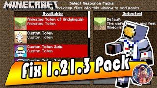 Fix Broken Resource Packs FAST in Minecraft 1.21.3 Java Edition!