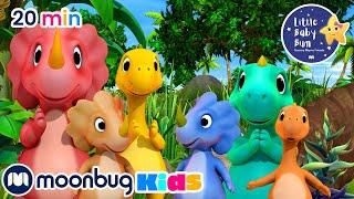 Let's count the DINOSAURS | NEW | Best Kids Video Song | Little Baby Bum | MOONBUG TV - Super Heroes