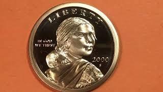 2000 Sacagawea Dollar - San Francisco Mint