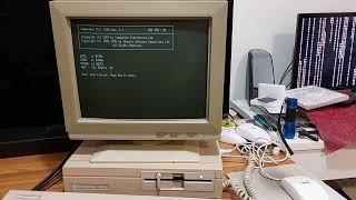 Commodore PC-I booting