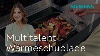 Warmhalten, Vorwärmen, Gären & vieles mehr: So praktisch ist eine Wärmeschublade | Siemens Backofen