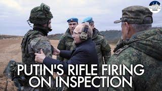 Putin inspects mobilized soldiers and fires rifle amid 'tense' situation in E. Ukraine