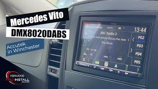 Mercedes Vito Install with KENWOOD DMX8020DABS Wireless Apple CarPlay, Android Auto by Accutek