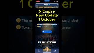 X Empire New Update Withdrawal Airdrop 1 October New Update #new #update #xempire #with drawal