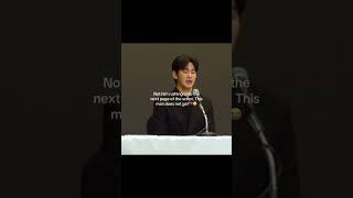 Too focused on reading the script until he mention himself as ‘star kim soohyun ‘ #kimsoohyun